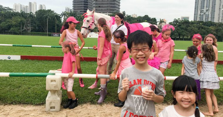 Learning about horses and more @ Singapore Polo Club