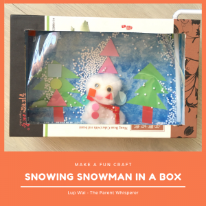 Read more about the article Christmas Craft: Snowing Snowman in a box