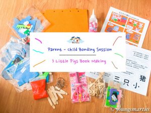 Read more about the article Parent-Child bonding activity: Three little pigs book making
