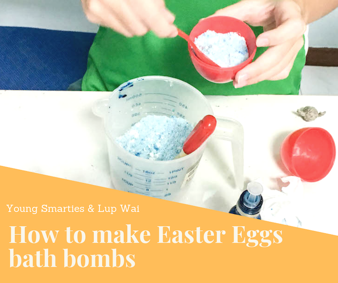 Easter eggs bath bombs